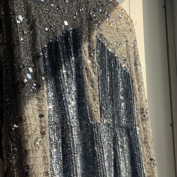 asos sequin silver dress - Picture 4 of 10